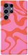 AVY Samsung Galaxy S24 Ultra Hoesje MagSafe Back Cover Rosé Twist