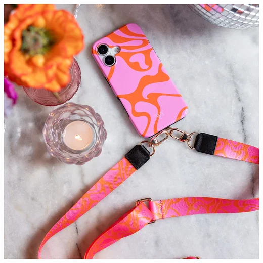 AVY Apple iPhone 13 Pro Hoesje MagSafe Back Cover Rosé Twist afbeelding 5