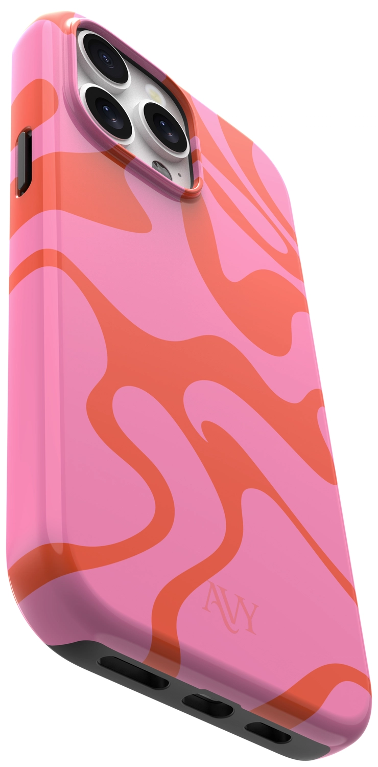 AVY Apple iPhone 12 Pro Max Hoesje MagSafe Back Cover Rosé Twist afbeelding 12