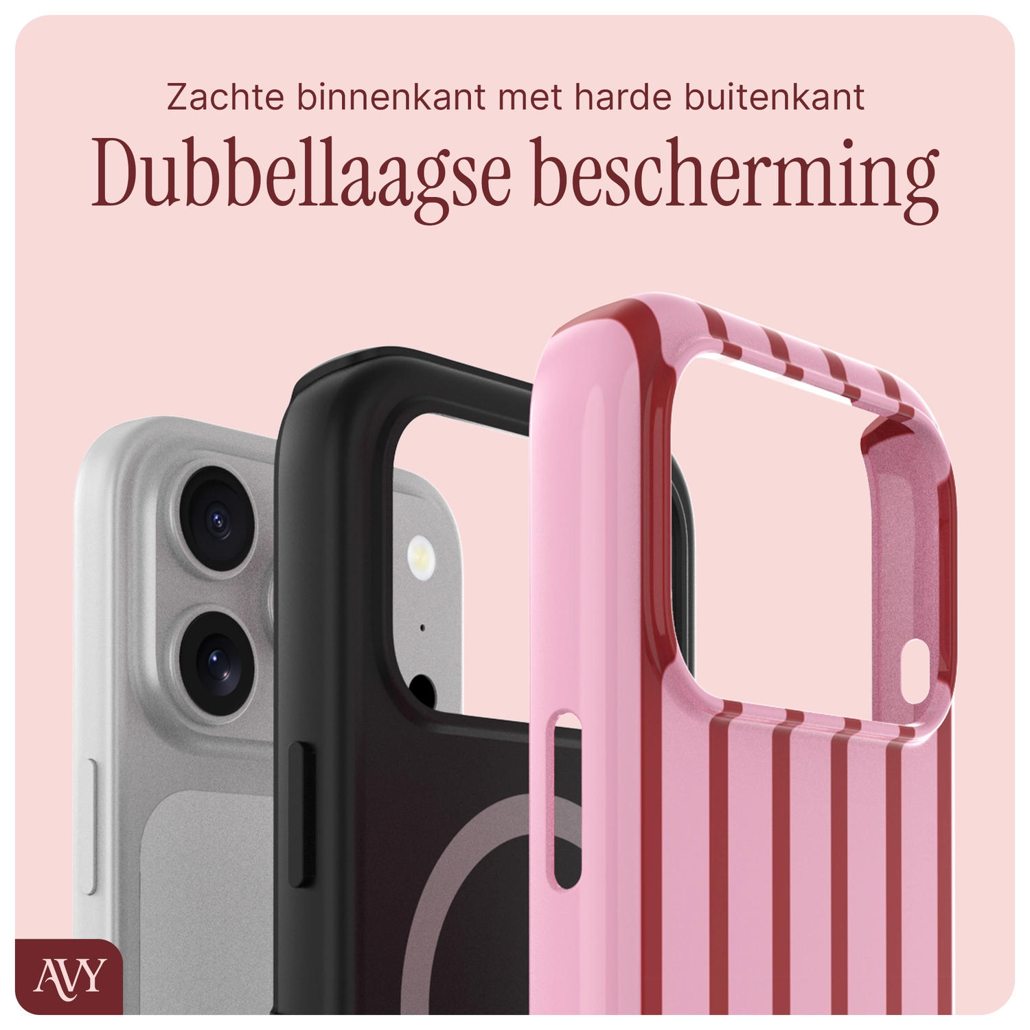 AVY Apple iPhone 17 Pro Max Hoesje MagSafe Back Cover Linea Sol afbeelding 7