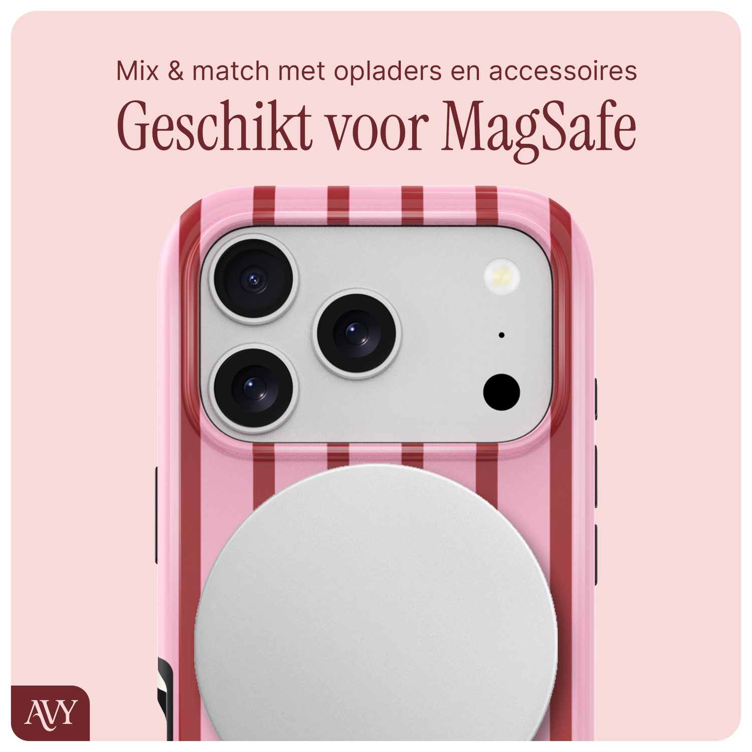 AVY Apple iPhone 17 Pro Max Hoesje MagSafe Back Cover Linea Sol afbeelding 8