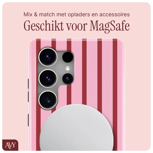 AVY Samsung Galaxy S25 Ultra Hoesje MagSafe Back Cover Linea Sol afbeelding 7