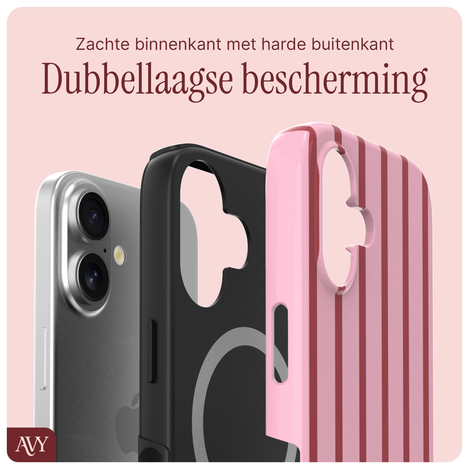 AVY Apple iPhone 16 Hoesje MagSafe Back Cover Linea Sol afbeelding 9