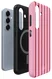 AVY Samsung Galaxy S24 Plus Hoesje MagSafe Back Cover Linea Sol afbeelding 15