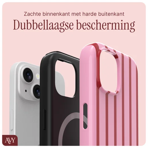 AVY Apple iPhone 15 Hoesje MagSafe Back Cover Linea Sol afbeelding 8