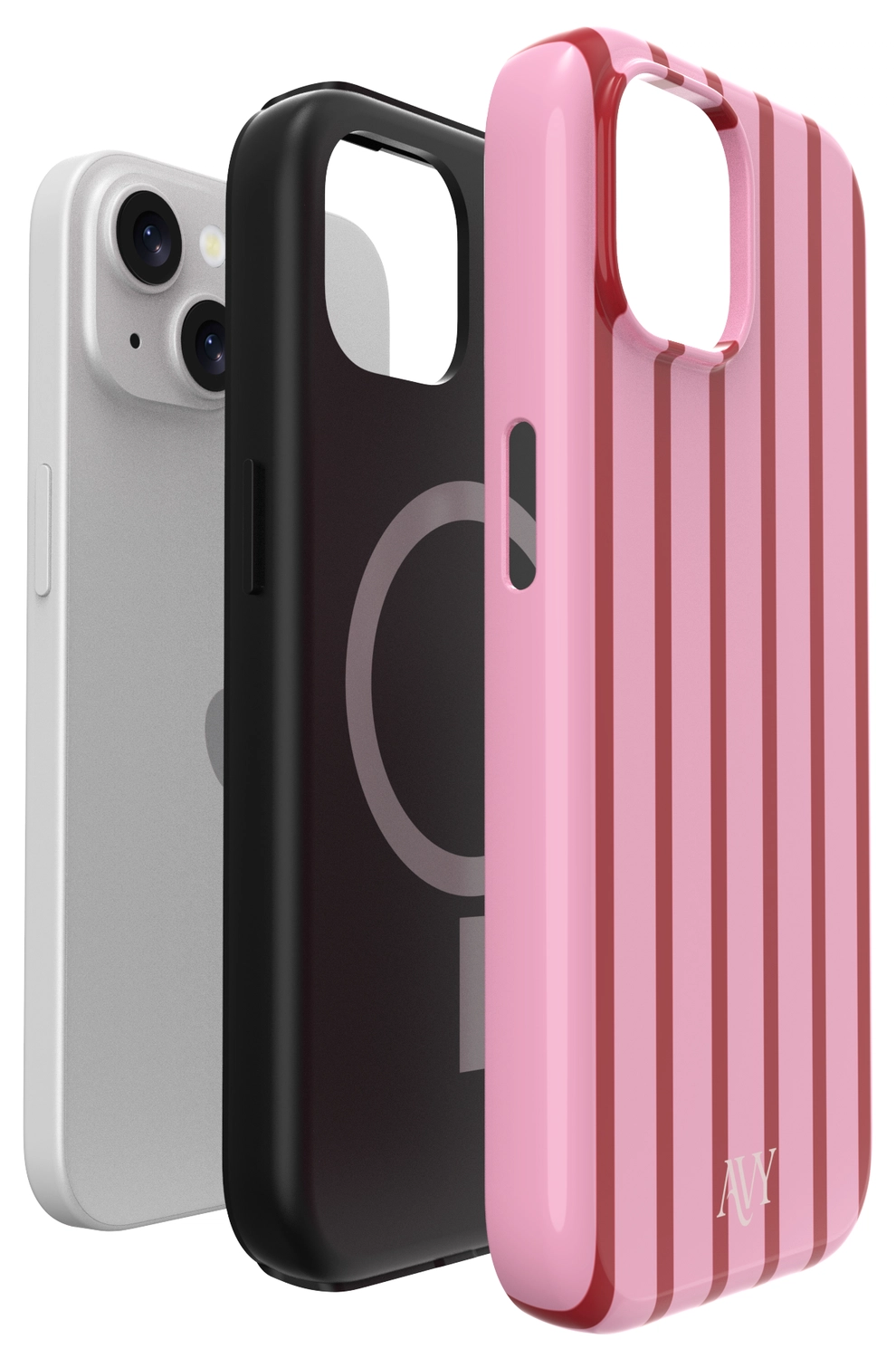 AVY Apple iPhone 14 / 13 Hoesje MagSafe Back Cover Linea Sol afbeelding 15