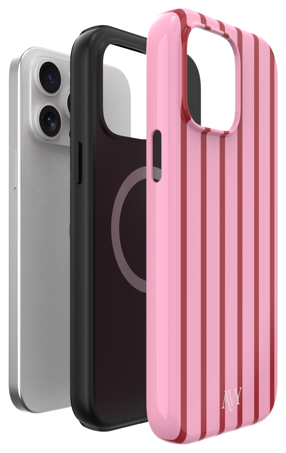 AVY Apple  iPhone 12 / 12 Pro Hoesje MagSafe Back Cover Linea Sol afbeelding 16