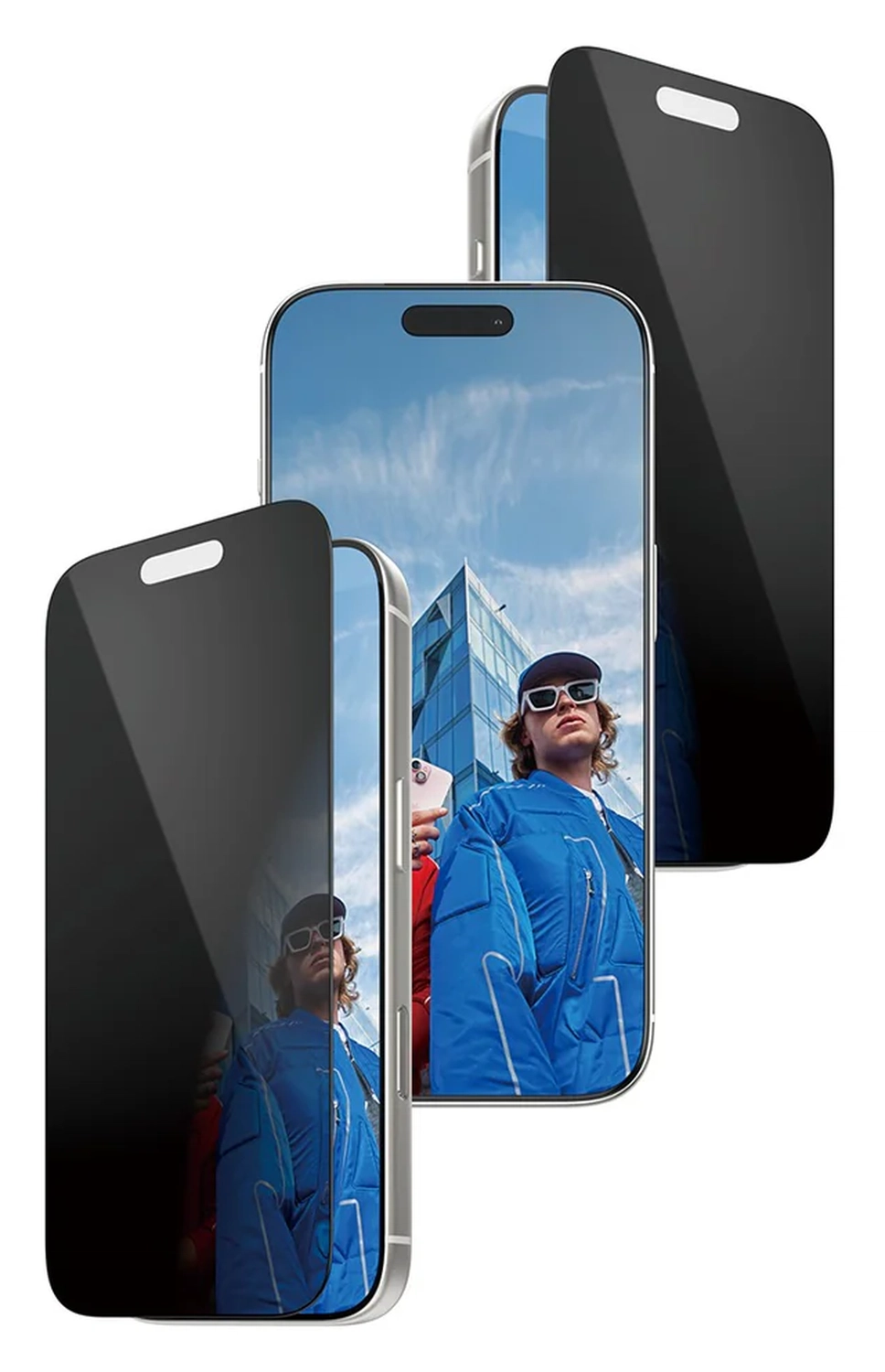 PanzerGlass FastFit Ultra-Wide iPhone 17 Pro Max Privacy Glass Screen Protector afbeelding 5