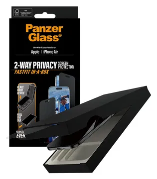 PanzerGlass FastFit Ultra-Wide iPhone Air Privacy Glass Screen Protector