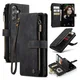 CaseMe C30 Samsung Galaxy S25 FE Hoesje Pasjeshouder Book Case Zwart afbeelding 2