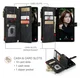 CaseMe C30 Samsung Galaxy S25 FE Hoesje Pasjeshouder Book Case Zwart afbeelding 3