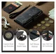 CaseMe C30 Samsung Galaxy S25 FE Hoesje Pasjeshouder Book Case Zwart afbeelding 8