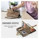 CaseMe C30 Samsung Galaxy S25 FE Hoesje Pasjeshouder Book Case Bruin afbeelding 5