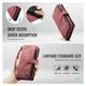 CaseMe C30 Samsung Galaxy S25 FE Hoesje Pasjeshouder Book Case Rood afbeelding 6