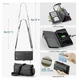 CaseMe C36 Samsung Galaxy S25 FE Hoesje Zipper Book Case Zwart afbeelding 5