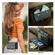 CaseMe C36 Samsung Galaxy S25 FE Hoesje Zipper Book Case Zwart afbeelding 6