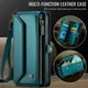 CaseMe C36 Samsung Galaxy S25 FE Hoesje Zipper Book Case Blauw afbeelding 9