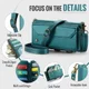 CaseMe C36 Samsung Galaxy S25 FE Hoesje Zipper Book Case Blauw afbeelding 6