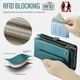 CaseMe C36 Samsung Galaxy S25 FE Hoesje Zipper Book Case Blauw afbeelding 7
