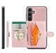 CaseMe JH-01 Samsung Galaxy S25 FE Hoesje met Magnetische Kaarthouder Roze afbeelding 13