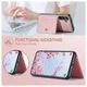 CaseMe JH-01 Samsung Galaxy S25 FE Hoesje met Magnetische Kaarthouder Roze afbeelding 5