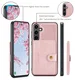 CaseMe JH-01 Samsung Galaxy S25 FE Hoesje met Magnetische Kaarthouder Roze afbeelding 7