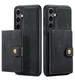 CaseMe JH-01 Samsung Galaxy S25 FE Hoesje met Magnetische Kaarthouder Zwart afbeelding 12