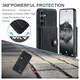 CaseMe JH-01 Samsung Galaxy S25 FE Hoesje met Magnetische Kaarthouder Zwart afbeelding 5