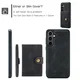CaseMe JH-01 Samsung Galaxy S25 FE Hoesje met Magnetische Kaarthouder Zwart afbeelding 7