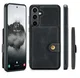 CaseMe JH-01 Samsung Galaxy S25 FE Hoesje met Magnetische Kaarthouder Zwart afbeelding 9