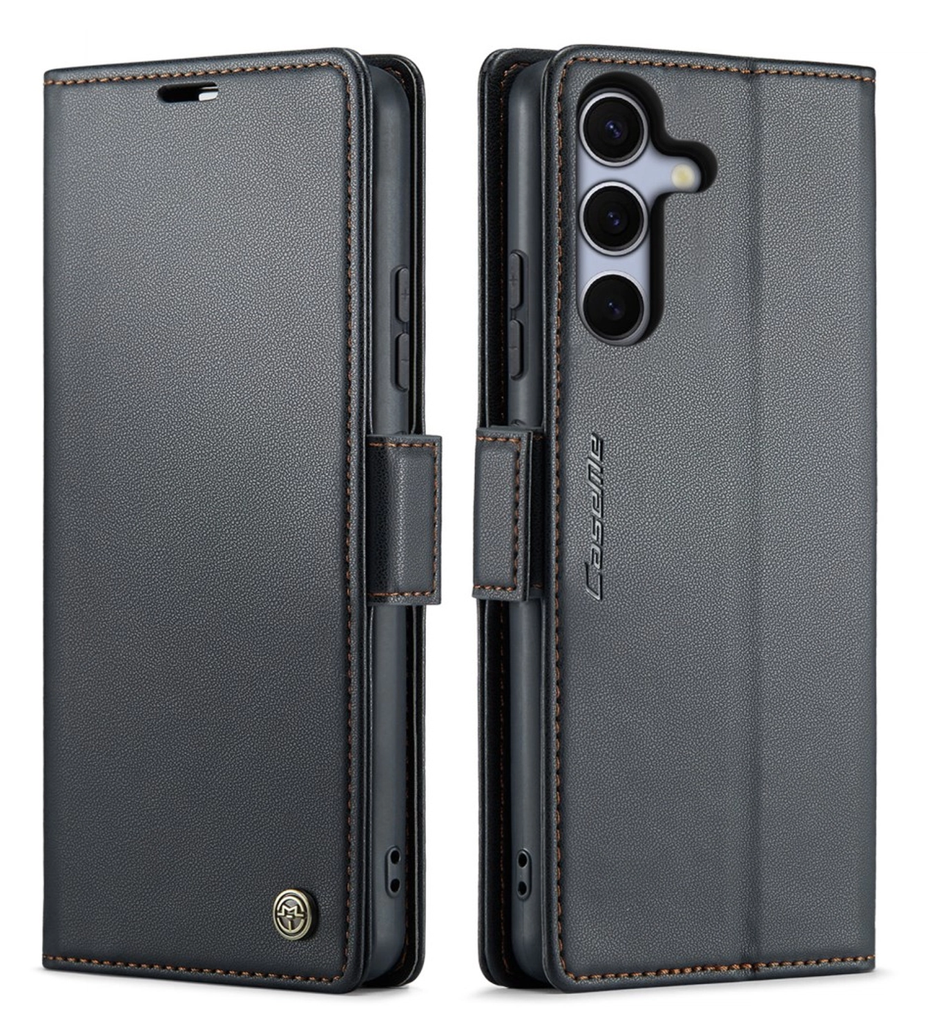 CaseMe 023 Samsung Galaxy S25 FE Hoesje RFID Book Case Zwart afbeelding 1