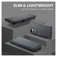 CaseMe 023 Samsung Galaxy S25 FE Hoesje RFID Book Case Zwart afbeelding 6