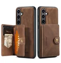 CaseMe JH-01 Samsung Galaxy S25 FE Hoesje met Magnetische Kaarthouder Bruin