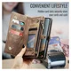 CaseMe 008 Samsung Galaxy A17 Hoesje 2-in-1 Book Case en Back Cover Bruin afbeelding 7
