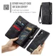 CaseMe 008 Samsung Galaxy A17 Hoesje 2-in-1 Book Case en Back Cover Zwart afbeelding 8