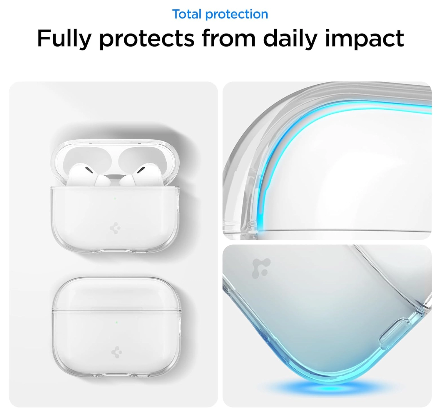 Spigen Liquid Crystal Case AirPods Pro 3 Hoesje Transparant afbeelding 3
