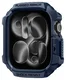 Spigen Rugged Armor 2  - Apple Watch 11/10 42MM Hoesje Bumper Case - Blauw afbeelding 1