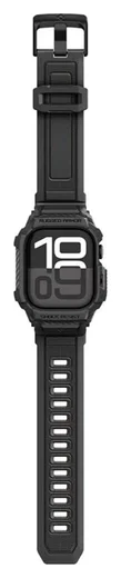 Spigen Rugged Armor Pro 2 - Apple Watch 11/10 46MM - Hoesje en Bandje - Zwart afbeelding 9
