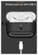 Spigen Rugged Armor Apple AirPods Pro 3 (2025) Hoesje Matte Zwart afbeelding 7