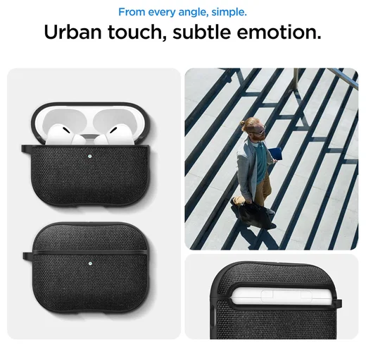 Spigen Urban Fit Apple AirPods Pro 3 (2025) Hoesje Zwart afbeelding 3