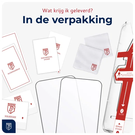 Rosso Samsung Galaxy Tab A11 Plus / A9 Plus Tempered Glass met Installatietray afbeelding 6