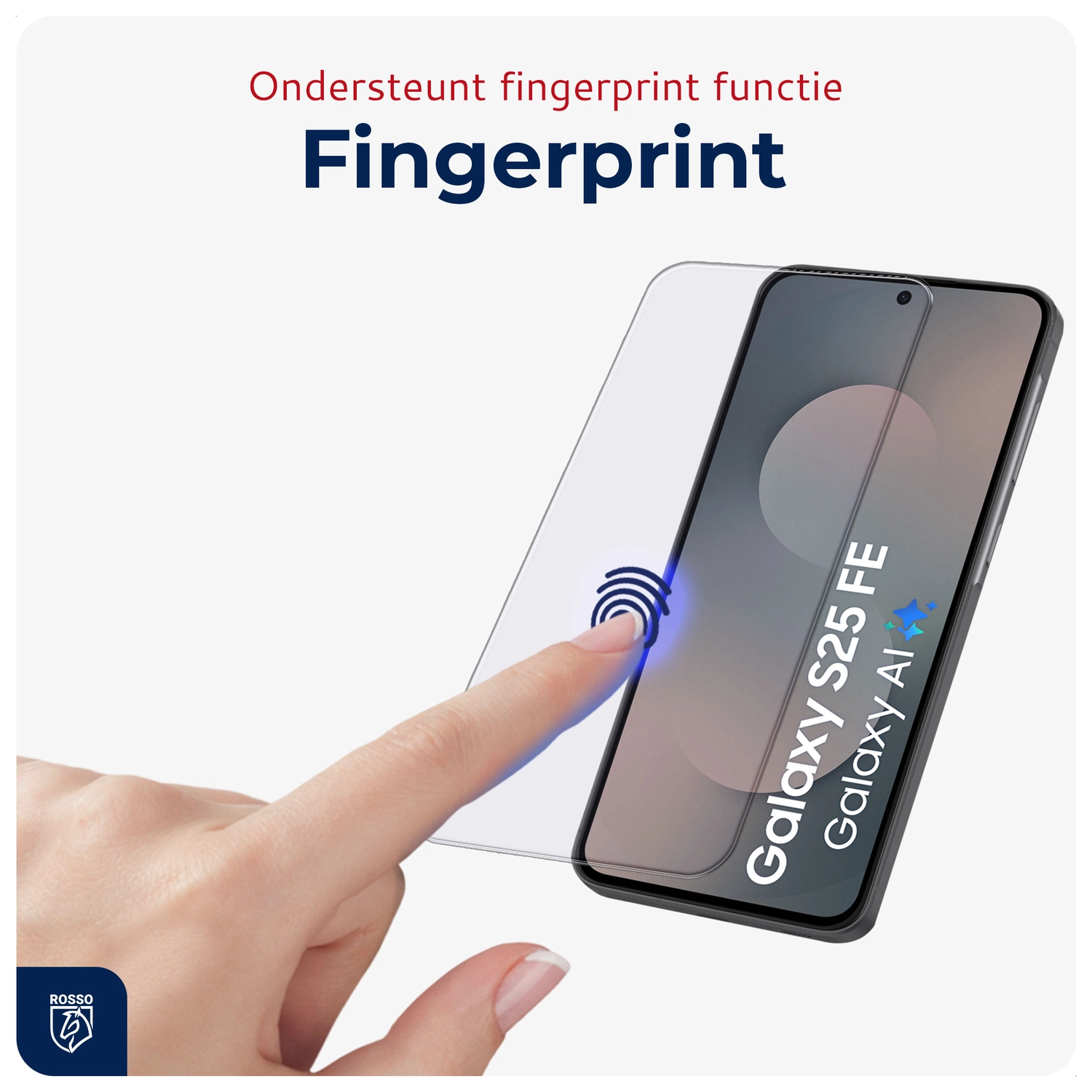 Rosso Samsung Galaxy S25 FE Tempered Glass met Installatietray Dust Removal afbeelding 4