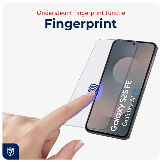 Rosso Samsung Galaxy S25 FE Tempered Glass met Installatietray Dust Removal afbeelding 4