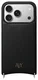 AVY Apple iPhone 17 Pro Hoesje met Koord Haakjes MagSafe Leer Zwart