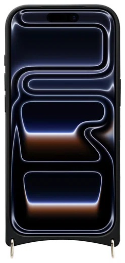 AVY Apple iPhone 17 Pro Hoesje met Koord Haakjes MagSafe Leer Zwart afbeelding 10