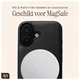 AVY Apple iPhone 16 Hoesje met Koord Haakjes MagSafe Leer Zwart afbeelding 8