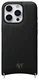 AVY Apple iPhone 16 Pro Hoesje met Koord Haakjes MagSafe Leer Zwart