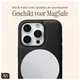 AVY Apple iPhone 16 Pro Hoesje met Koord Haakjes MagSafe Leer Zwart afbeelding 8