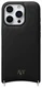 AVY Apple iPhone 16 Pro Max Hoesje met Koord Haakjes MagSafe Leer Zwart