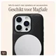 AVY Apple iPhone 16 Pro Max Hoesje met Koord Haakjes MagSafe Leer Zwart afbeelding 8